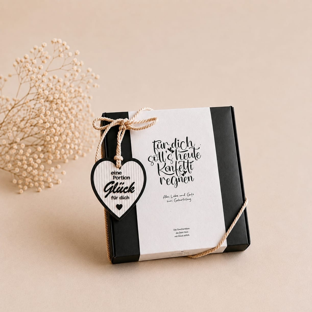 3D-Geschenkanhänger & Heldenglück Geschenkbox