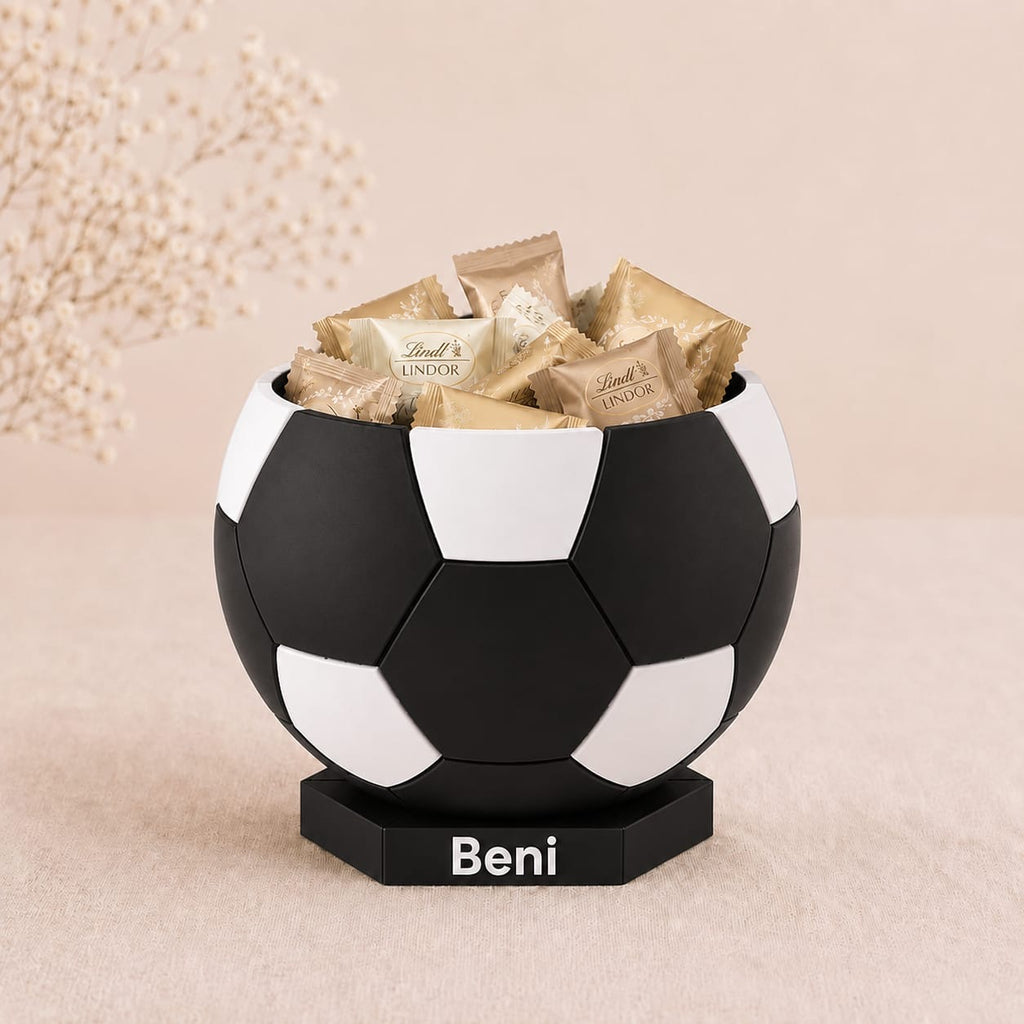 Fussball-Schale mit Name - personalisierbar