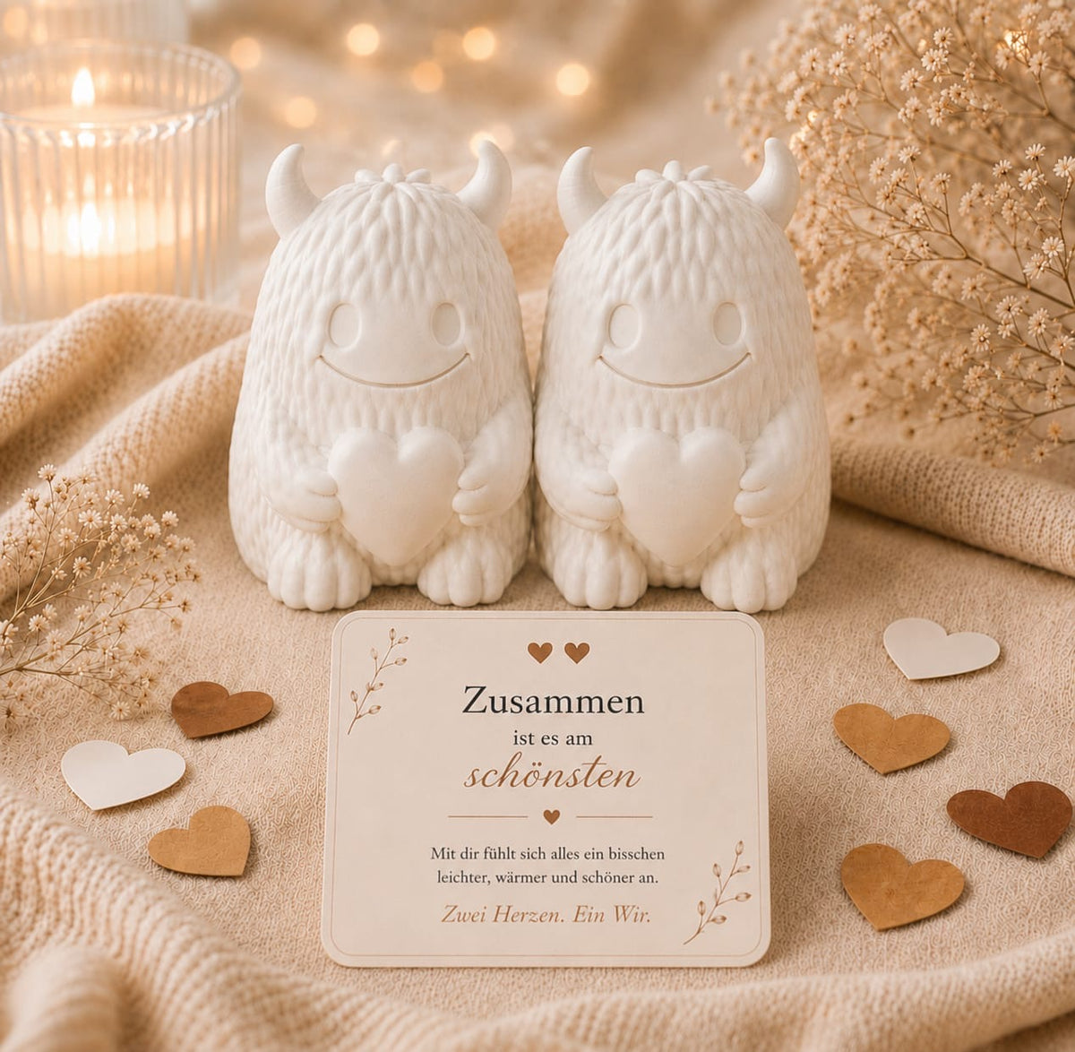Geschenk für Verliebte - Lucky mit Herz