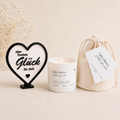 Geschenkset mit Heldenglück Kerze