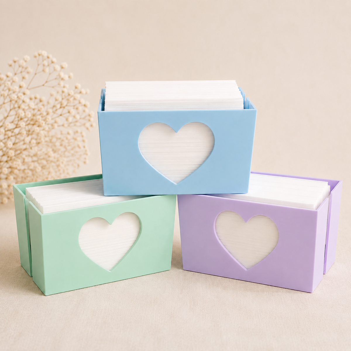 Herz Box – praktische Taschentuchbox