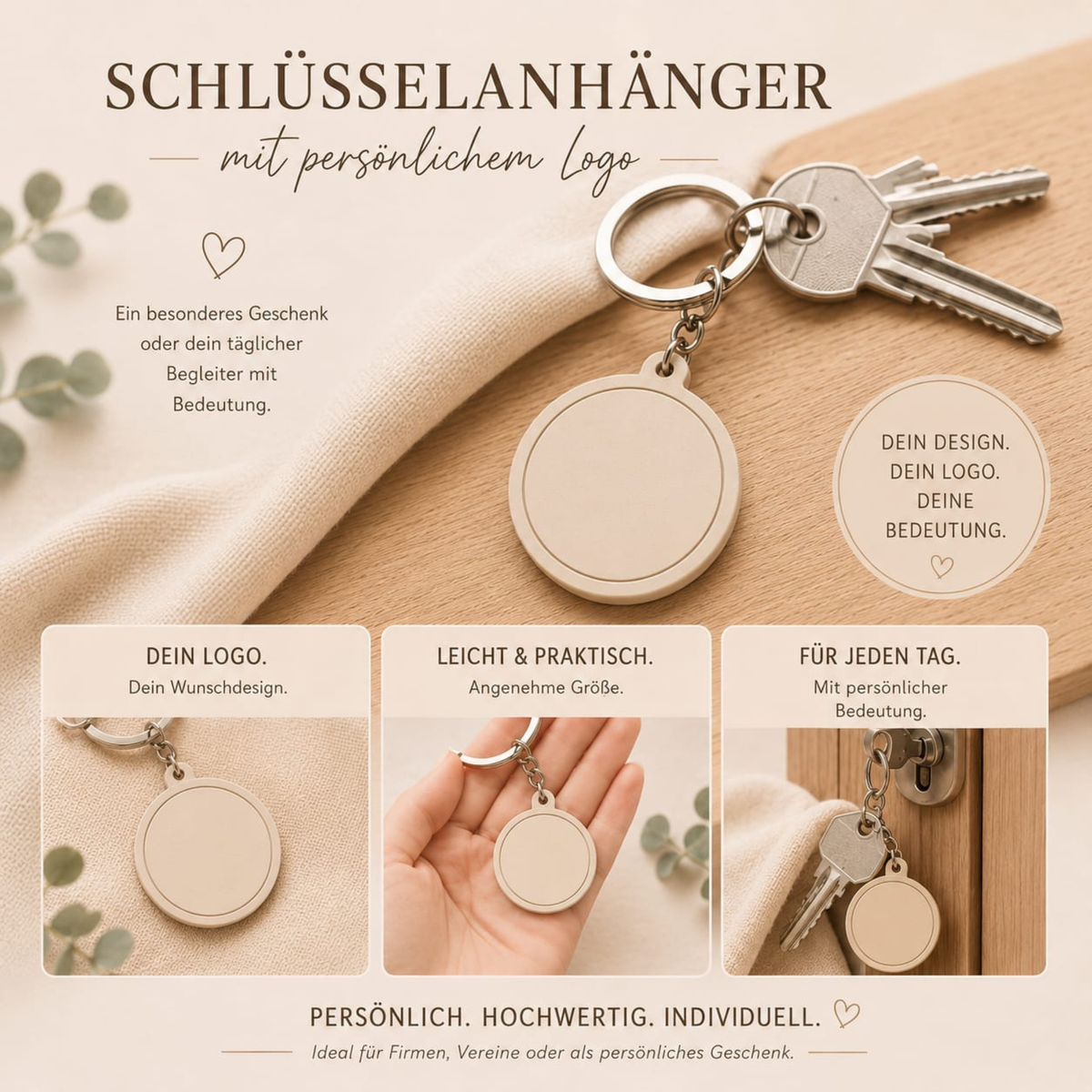 Personalisierter Schlüsselanhänger