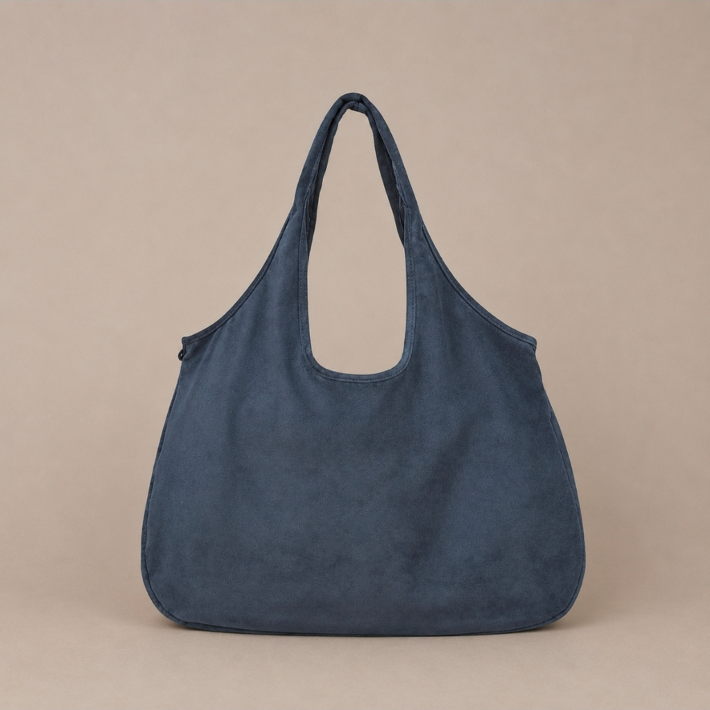 ROSSIS Tasche Nuba Velour, Jeansblau