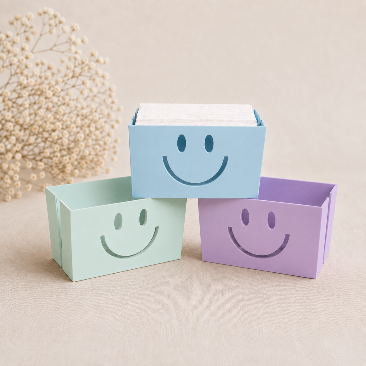 Smiley Box – praktische Taschentuchbox