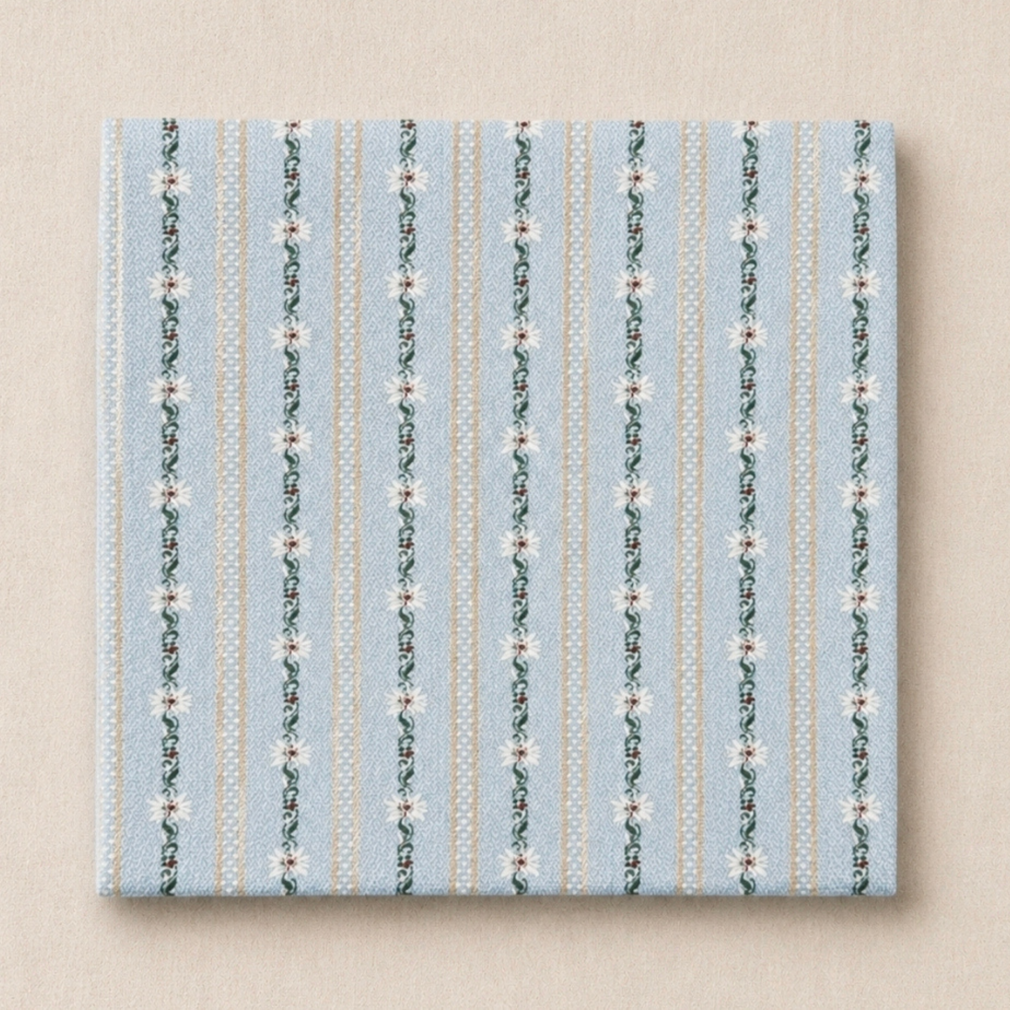 mumix Serviette Edelweiss blau 33x33cm - Papier